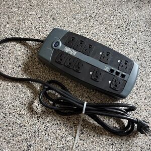 Tripp Lite 12-Outlet Surge Protector Power Strip w/ Phone Line Protection